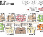 Prestige Palm Court Madhavaram - Typical Floor Plan