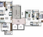 Satre Elite Mulund - Typical Floor Plan