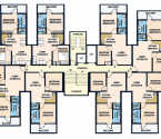 Supertech Basera Sector 79 - Typical Floor Plan