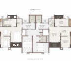 Gera World Of Joy Wagholi - Typical Floor Plan