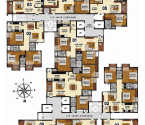 Radiance Mandarin Oggiyamduraipakkam - Typical Floor Plan