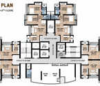 Raunak Unnathi Woods Supreme Ghodbunder Road - Typical Floor Plan
