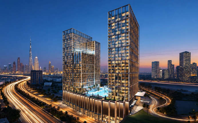Binghatti Spectre Al Jaddaf - Elevation