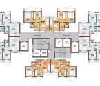Raunak Golden Ticket Kalyan - Typical Floor Plan