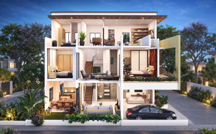 Shriram Chirping Grove Sarjapura - Elevation