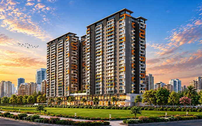 Squarefeet Y Square Kolshet Road - Elevation