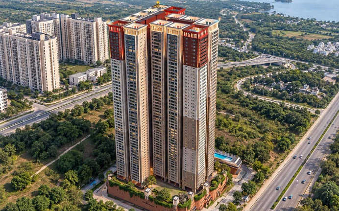 Brigade Barcelona Kokapet - Elevation