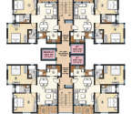 Jaypee Greens Krescent Homes  - Typical Floor Plan