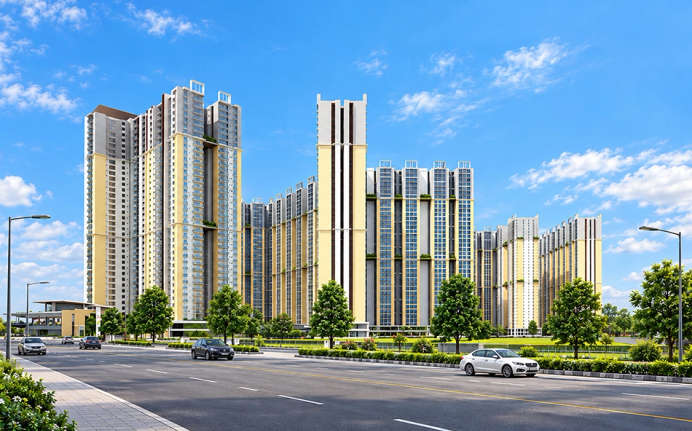 Amrapali Adarsh Awas Yojna - Elevation