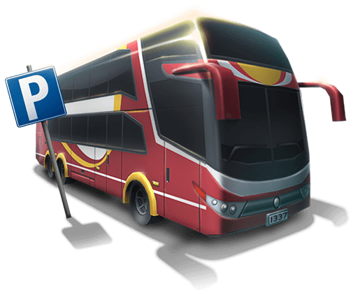 Bus Parking 3D figure