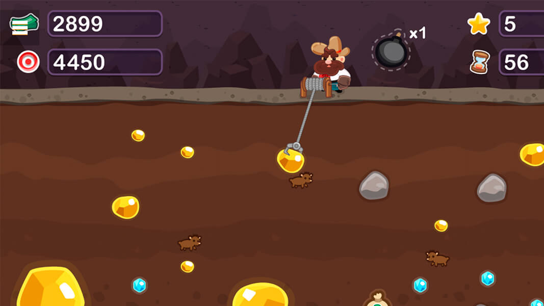 Play Gold Mine - Famobi HTML5 Game Catalogue