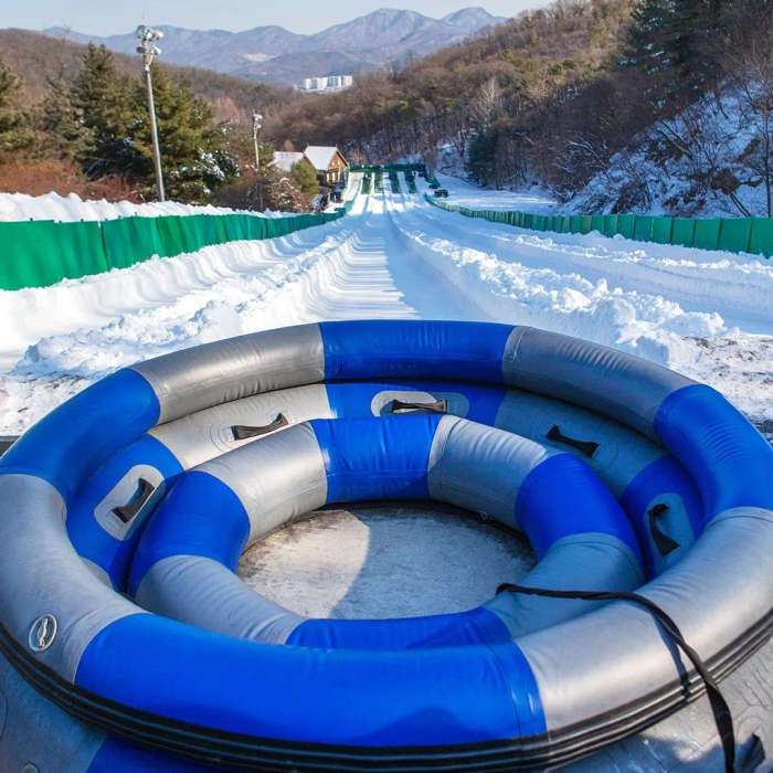 4-person tube at Everland's snow sledding area