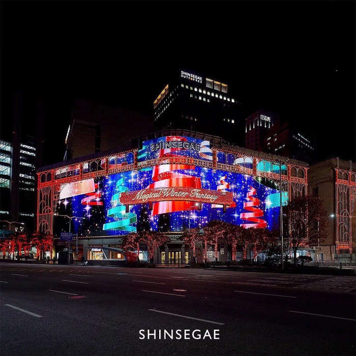 Christmas at Myeongdong Shinsegae Department Store