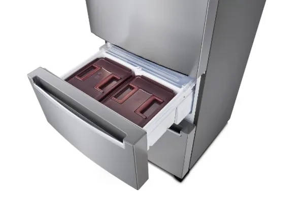 LG refrigerator with special kimchi storage