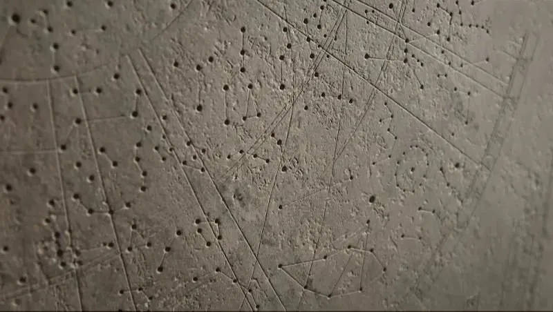 The world's oldest astronomical chart, Cheonsang Yeolcha Bunyajido.