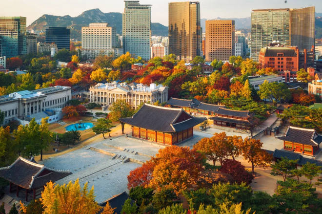 Western-style building Seokjojeon in Deoksugung Palace