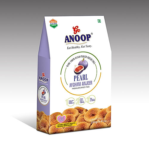 ANOOP PEARL AFGHANI ANJEER  (PREMIUM DRIED FIGS) - 250G 