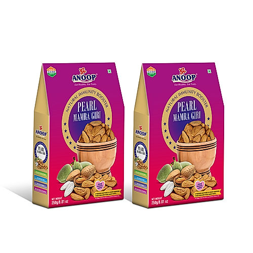 ANOOP PEARL MAMRA GIRI (ALMOND) - 250G (PACK OF 2)