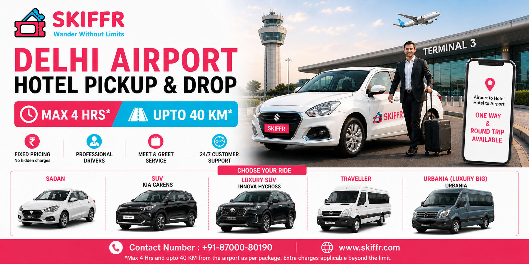 Delhi Airport Pickup and Drop Guide: Best Airport Cab Service to & from Hotels in Delhi