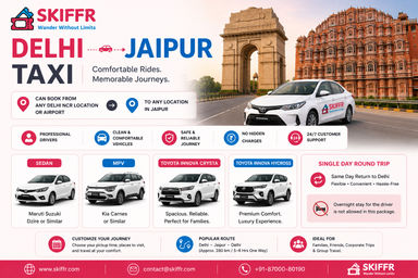 Delhi Jaipur One Way and Round Trip Taxi