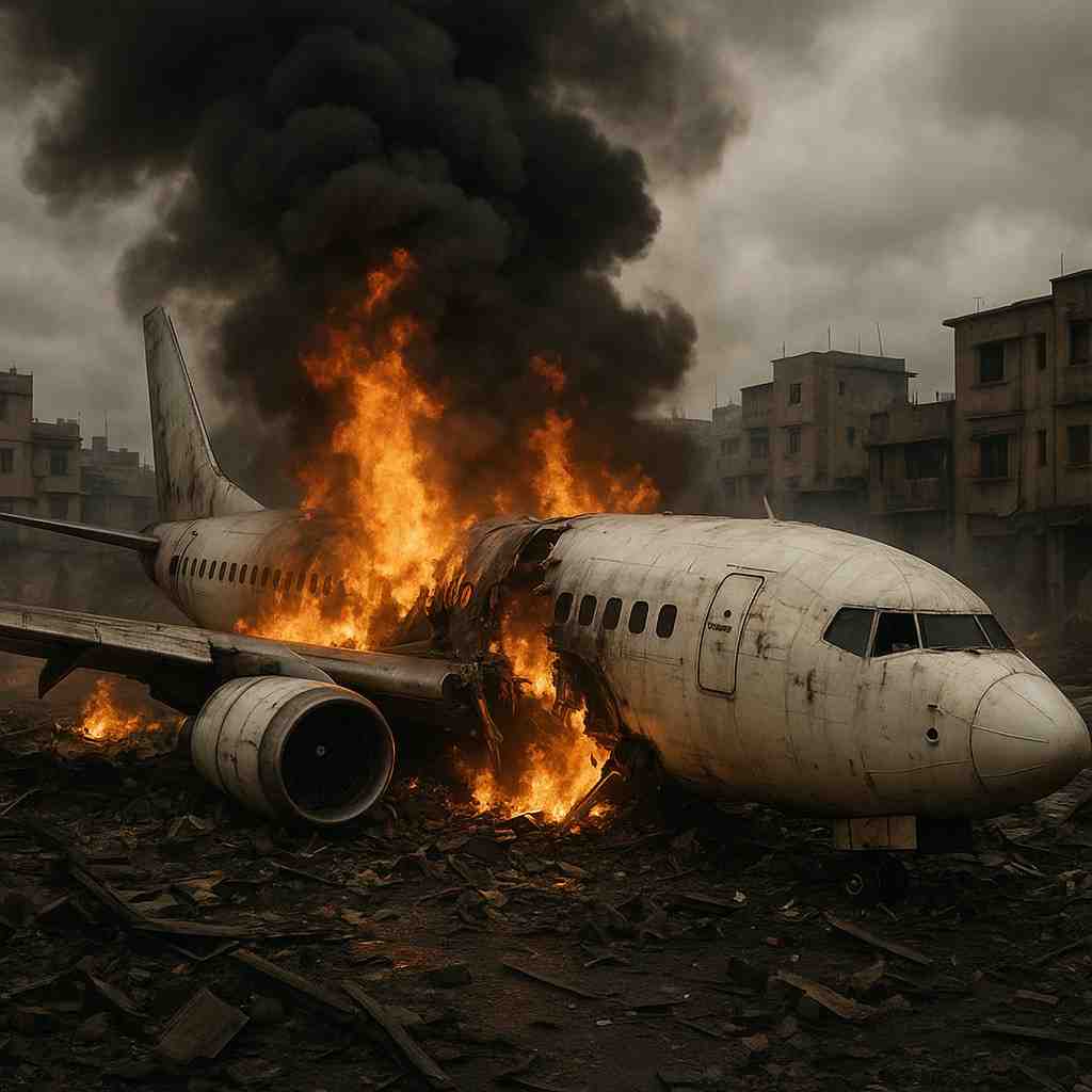 Massive Tragedy Strikes Ahmedabad: Air India Flight Crashes,...