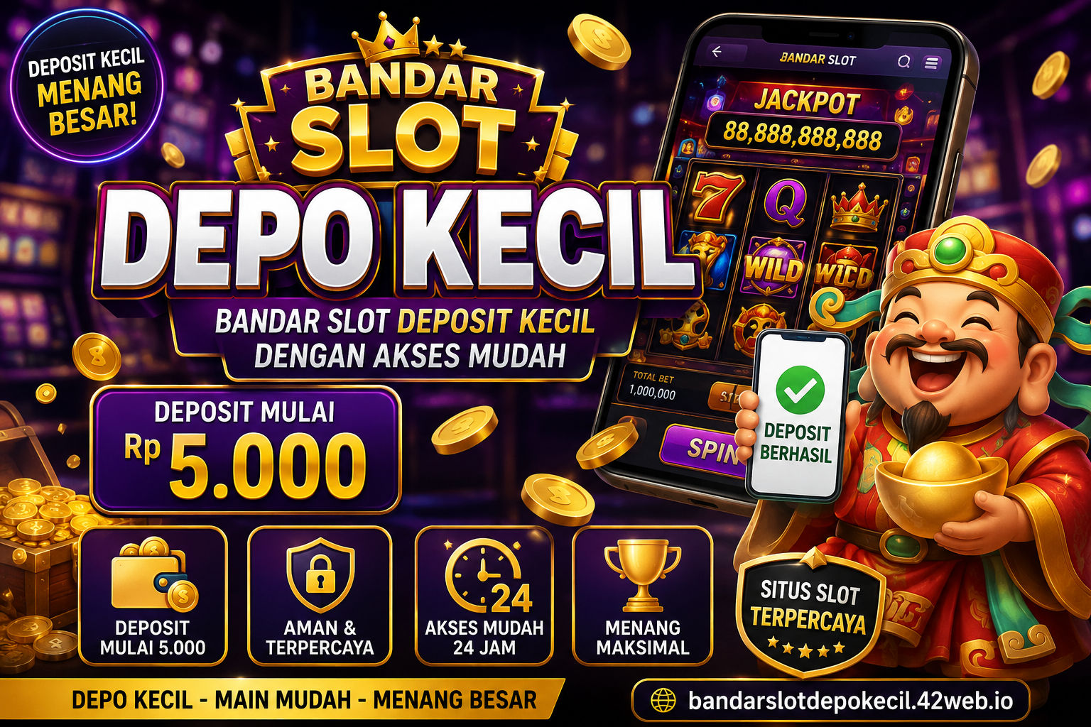 Banner Bandar Slot Depo Kecil