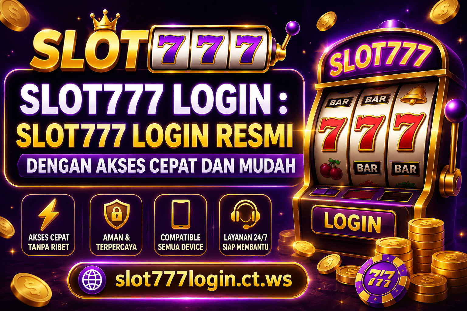 Banner Slot777 Login