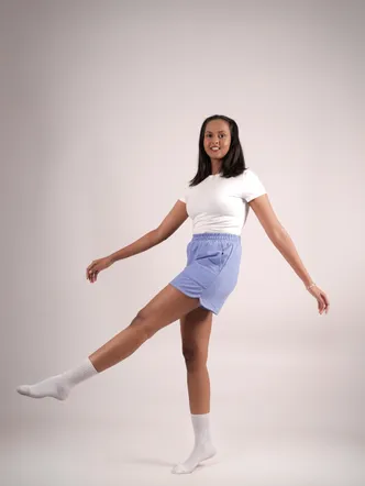 Playtime Shorts In Cornflower Blue