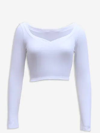 White XOXO TOP