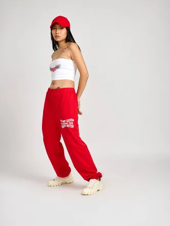 Red Self Love Joggers