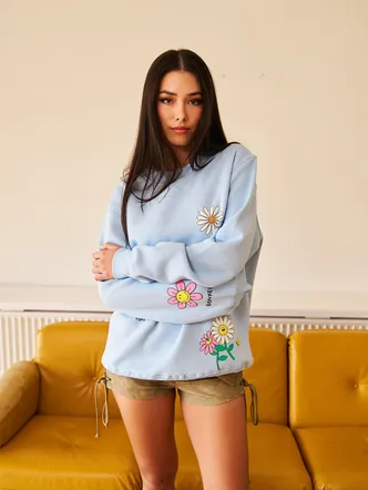 Pastel Blue Snuggle Sweatshirt
