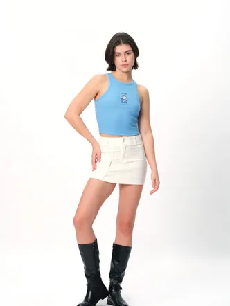 Too Fab For Your Negativity Ribbed Tank