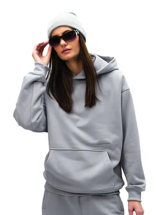 Grey Wear A Hug Oversized Hoodie