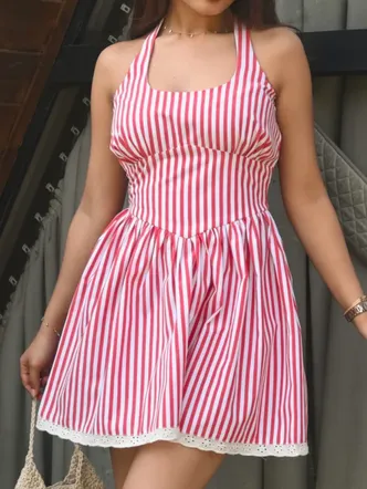 Sunset Picnic Mini Dress