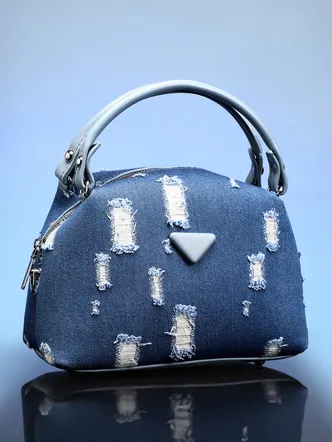 Haute Sauce Textured Half Moon Shoulder Bag