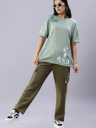 Not My Problem Drift Oversized Sustainable T-Shirt