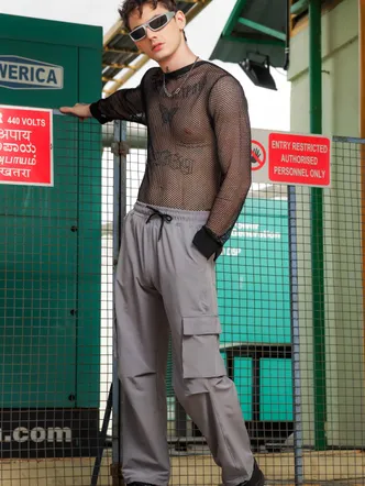 House of Koala Baggy Fit Parachute Cargo Trousers