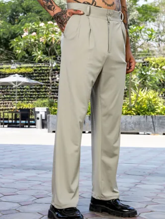 House of Koala Baggy Pleated Korean Trousers