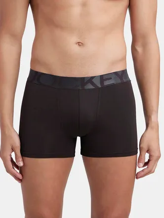 Tactel Microfiber Elastane Stretch Solid Trunk with Moisture Move Properties - Brown