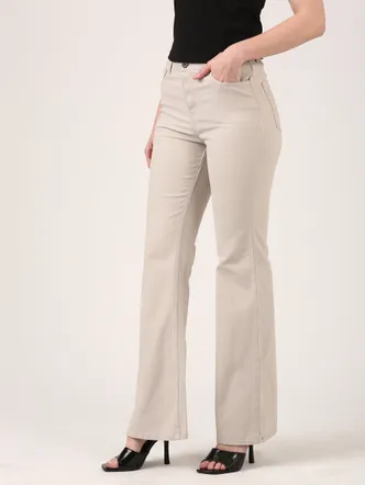 Sand Dobby Flare Stretch Pant
