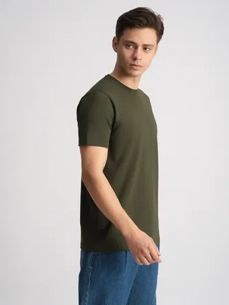RELAXED FINE LINE TSHIRT OLIVE