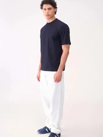 BASIC NAVY RELAXED FIT TSHIRT