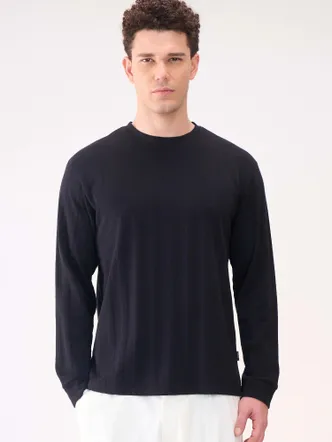 KNITTED LONG SLEEVES BLACK