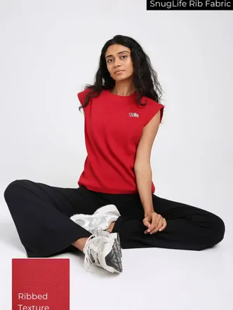 All Stars Box Tank in Cherry Red