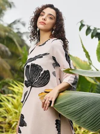 Fluttering Petals Kurta Set