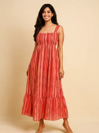 Inara Multi Color Striped Dress