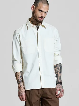 Slim Fit Cotton Core Lab White Shirt