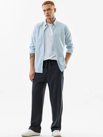 Slopie Ash Grey Korean Pant