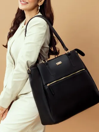 Charcoal Chic Aspire Tote bag