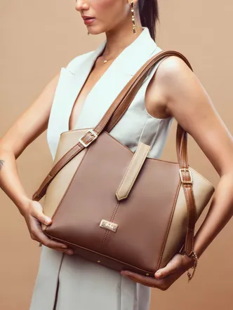 Cinnamon Cocoa Elara Tote bag